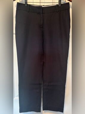 J.Crew Superfine Cotton City Fit Cropped Trouser Pants Navy 4